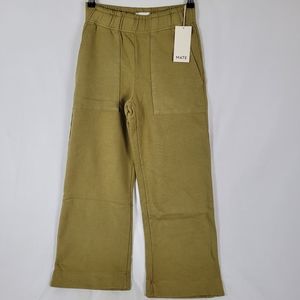 MATE the Label Organic Fleece Wide Leg Pant
